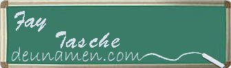 Fay Tasche Visitenkarte